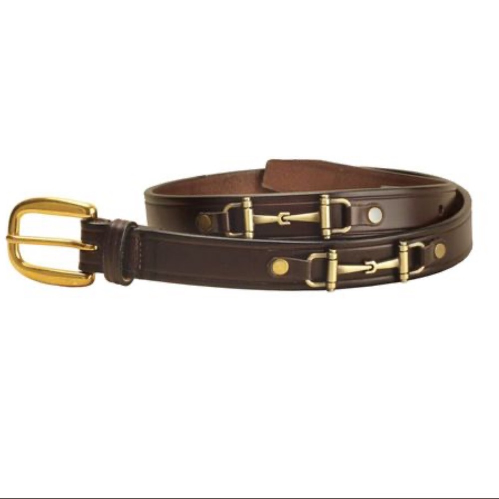Dover Saddlery Tory Leather Snaffle Bit Belt